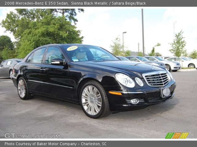 2008 Mercedes-Benz E 350 Sedan in Sienna Black Metallic