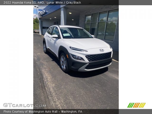 2022 Hyundai Kona SEL AWD in Lunar White
