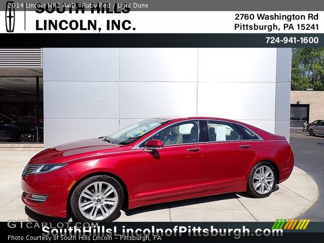 2014 Lincoln MKZ AWD in Ruby Red