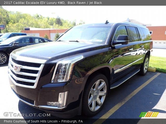 2017 Cadillac Escalade ESV Luxury 4WD in Black Raven