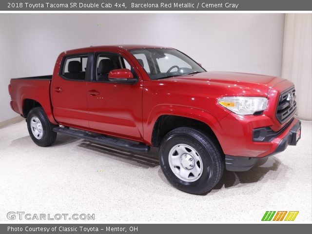 2018 Toyota Tacoma SR Double Cab 4x4 in Barcelona Red Metallic