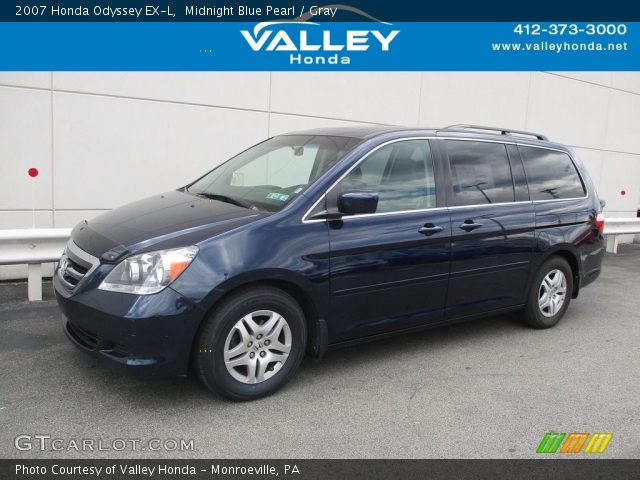 2007 Honda Odyssey EX-L in Midnight Blue Pearl