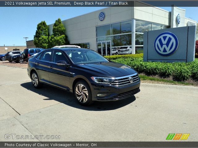 2021 Volkswagen Jetta SEL Premium in Deep Black Pearl