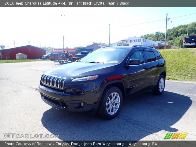 2016 Jeep Cherokee Latitude 4x4 in Brilliant Black Crystal Pearl