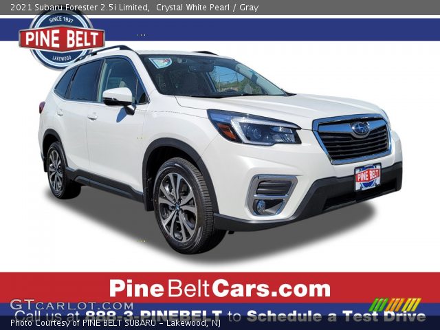 2021 Subaru Forester 2.5i Limited in Crystal White Pearl