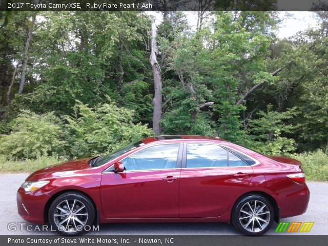 2017 Toyota Camry XSE in Ruby Flare Pearl