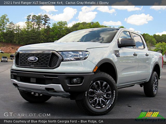2021 Ford Ranger XLT SuperCrew 4x4 in Cactus Gray Metallic