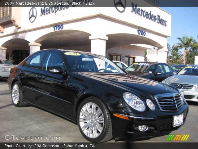 2007 Mercedes-Benz E 350 Sedan in Black