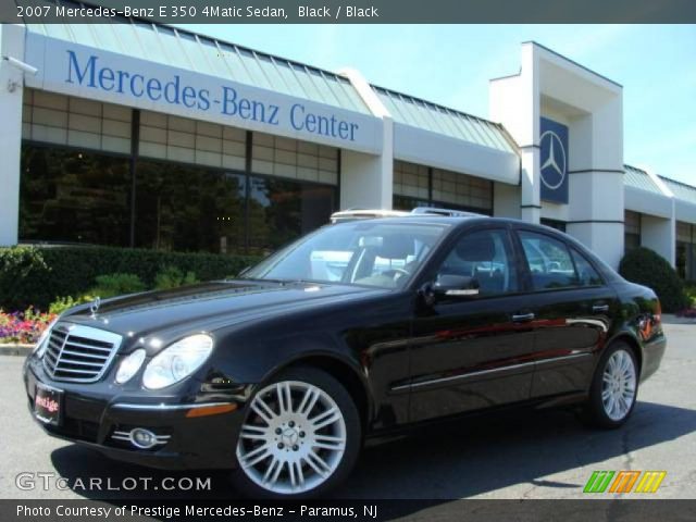 2007 Mercedes-Benz E 350 4Matic Sedan in Black