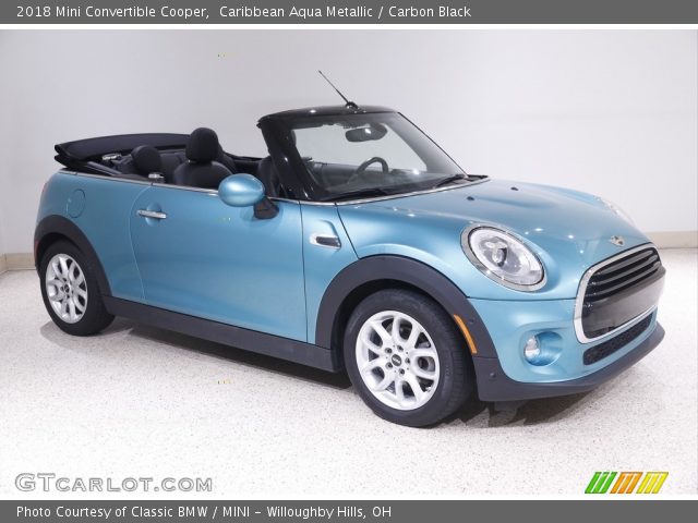 2018 Mini Convertible Cooper in Caribbean Aqua Metallic