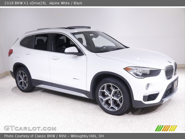 2018 BMW X1 xDrive28i in Alpine White