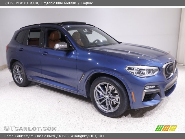 2019 BMW X3 M40i in Phytonic Blue Metallic