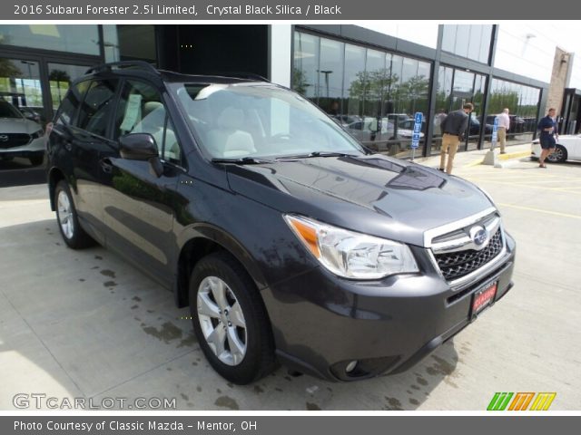 2016 Subaru Forester 2.5i Limited in Crystal Black Silica