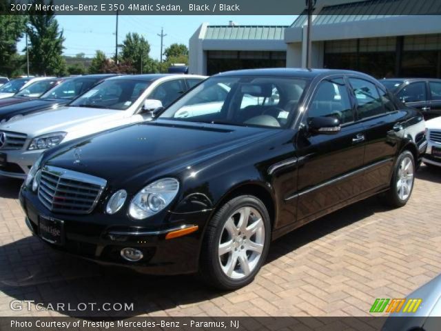 2007 Mercedes-Benz E 350 4Matic Sedan in Black