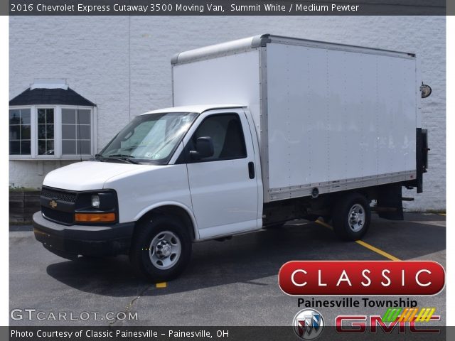 2016 Chevrolet Express Cutaway 3500 Moving Van in Summit White