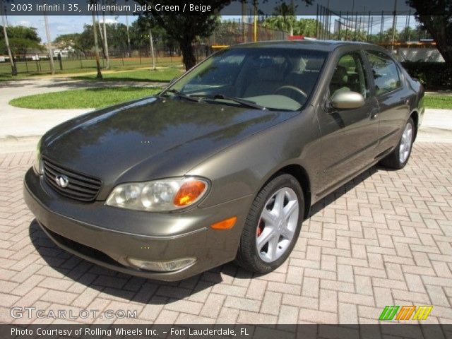 2003 Infiniti I 35 in Millennium Jade Green