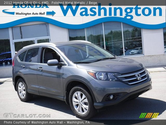 2012 Honda CR-V EX-L 4WD in Polished Metal Metallic