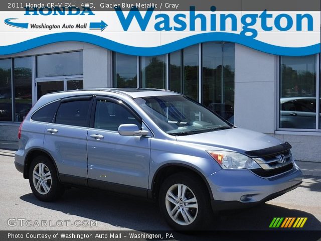 2011 Honda CR-V EX-L 4WD in Glacier Blue Metallic