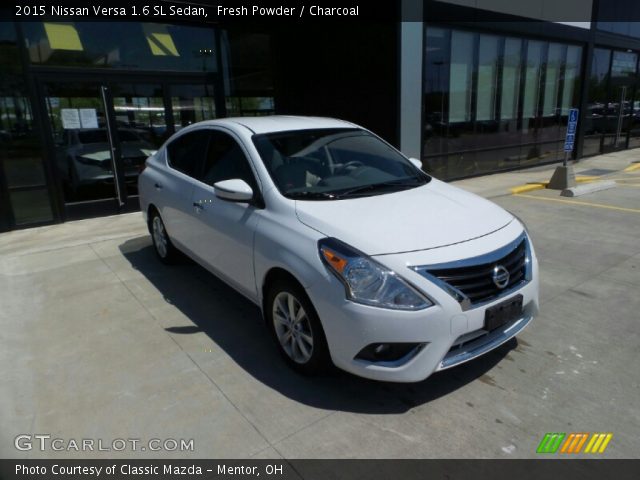 2015 Nissan Versa 1.6 SL Sedan in Fresh Powder