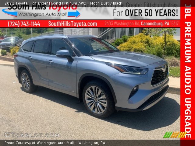 2021 Toyota Highlander Hybrid Platinum AWD in Moon Dust