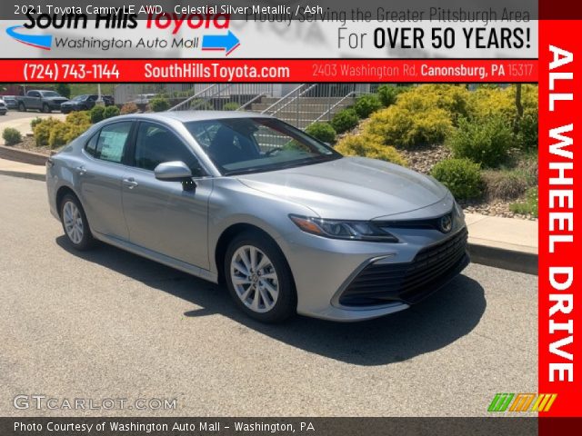 2021 Toyota Camry LE AWD in Celestial Silver Metallic