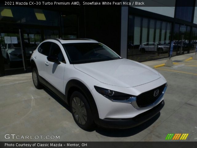 2021 Mazda CX-30 Turbo Premium AWD in Snowflake White Pearl Mica