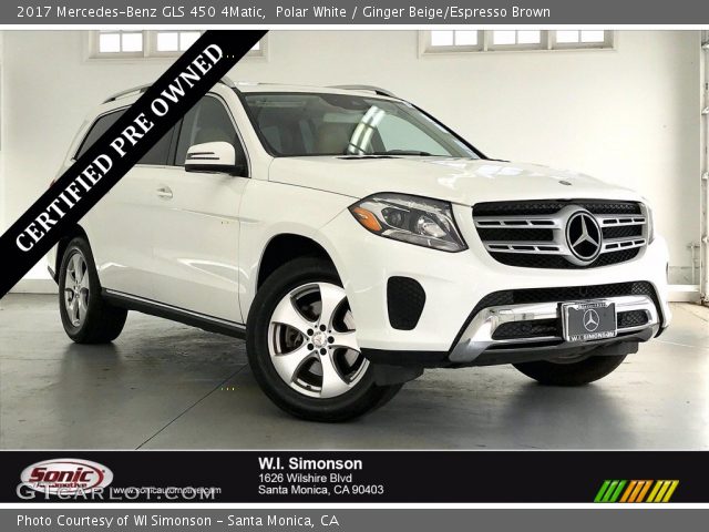 2017 Mercedes-Benz GLS 450 4Matic in Polar White