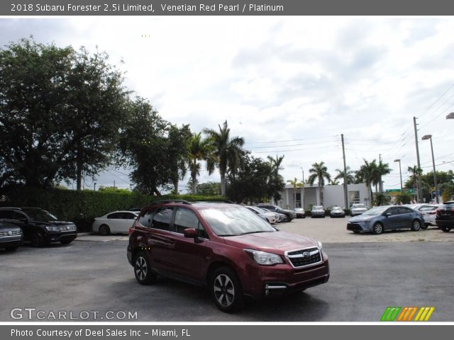 2018 Subaru Forester 2.5i Limited in Venetian Red Pearl