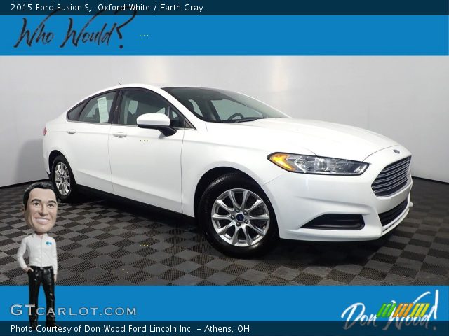 2015 Ford Fusion S in Oxford White