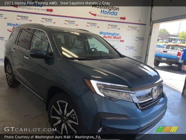 2021 Honda Pilot Touring AWD in Steel Sapphire Metallic
