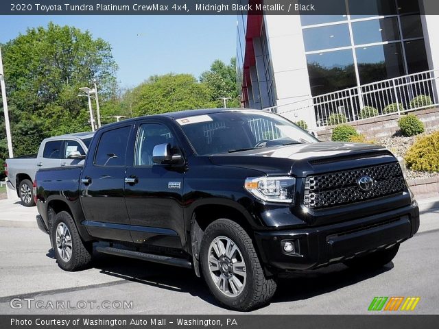 2020 Toyota Tundra Platinum CrewMax 4x4 in Midnight Black Metallic