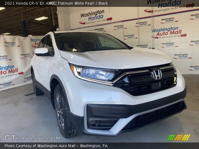 2021 Honda CR-V EX AWD in Platinum White Pearl