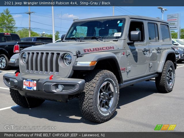 2021 Jeep Wrangler Unlimited Rubicon 4x4 in Sting-Gray