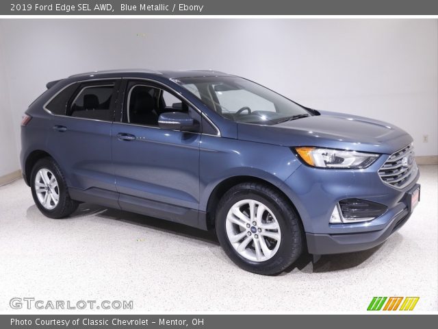 2019 Ford Edge SEL AWD in Blue Metallic