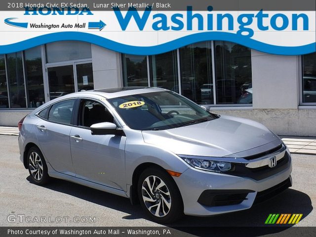 2018 Honda Civic EX Sedan in Lunar Silver Metallic