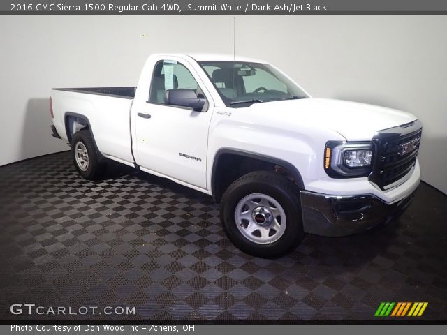 2016 GMC Sierra 1500 Regular Cab 4WD in Summit White