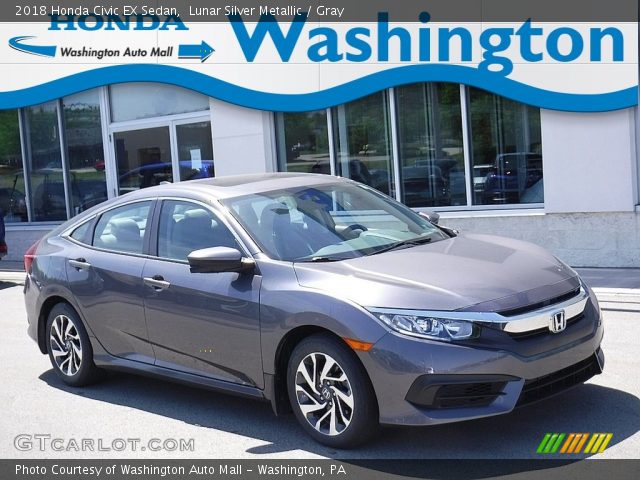 2018 Honda Civic EX Sedan in Lunar Silver Metallic