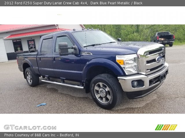 2012 Ford F250 Super Duty Lariat Crew Cab 4x4 in Dark Blue Pearl Metallic