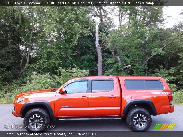 2017 Toyota Tacoma TRD Off Road Double Cab 4x4 in Inferno Orange