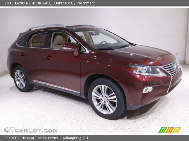 2015 Lexus RX 450h AWD in Claret Mica