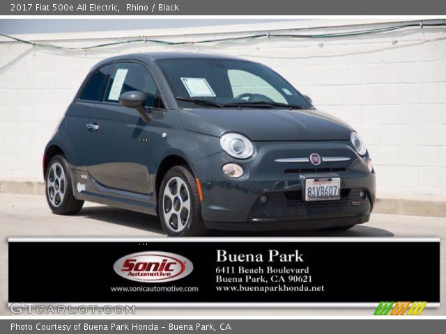 2017 Fiat 500e All Electric in Rhino