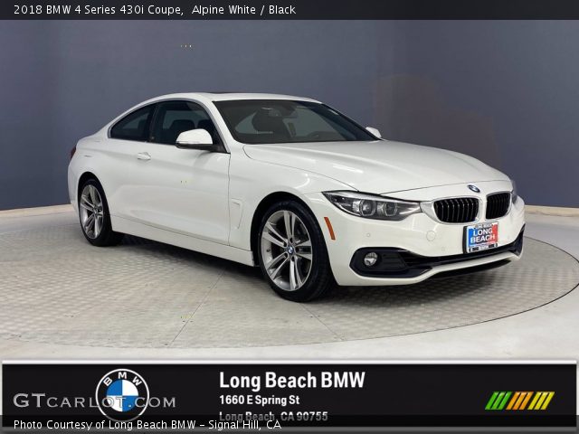 2018 BMW 4 Series 430i Coupe in Alpine White