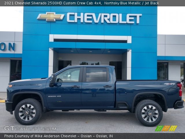 2021 Chevrolet Silverado 2500HD Custom Crew Cab 4x4 in Northsky Blue Metallic