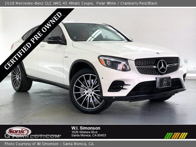 2018 Mercedes-Benz GLC AMG 43 4Matic Coupe in Polar White