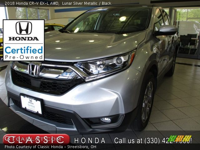 2018 Honda CR-V EX-L AWD in Lunar Silver Metallic