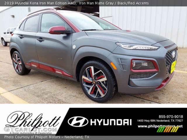 2019 Hyundai Kona Iron Man Edition AWD in Iron Man Matte Gray