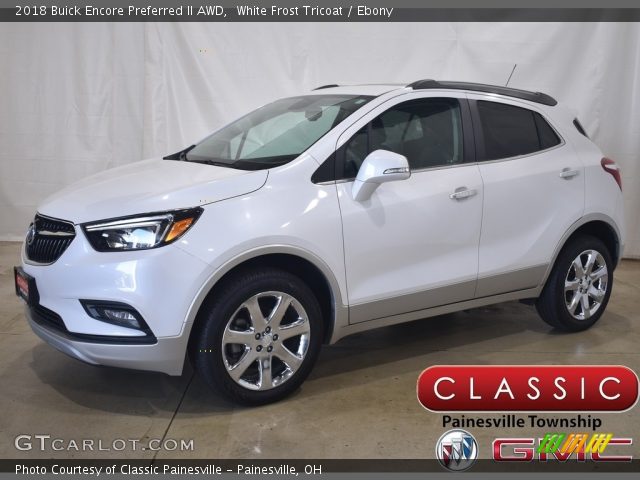 2018 Buick Encore Preferred II AWD in White Frost Tricoat