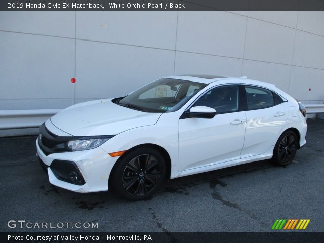 2019 Honda Civic EX Hatchback in White Orchid Pearl