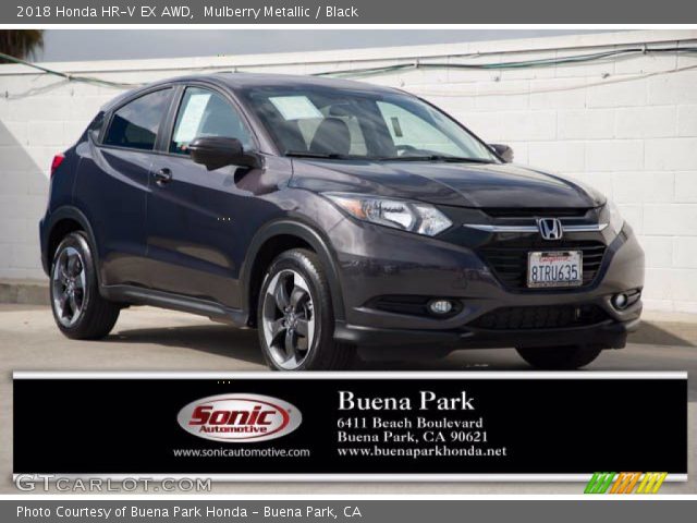 2018 Honda HR-V EX AWD in Mulberry Metallic