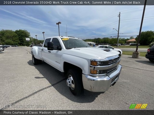 2018 Chevrolet Silverado 3500HD Work Truck Crew Cab 4x4 in Summit White